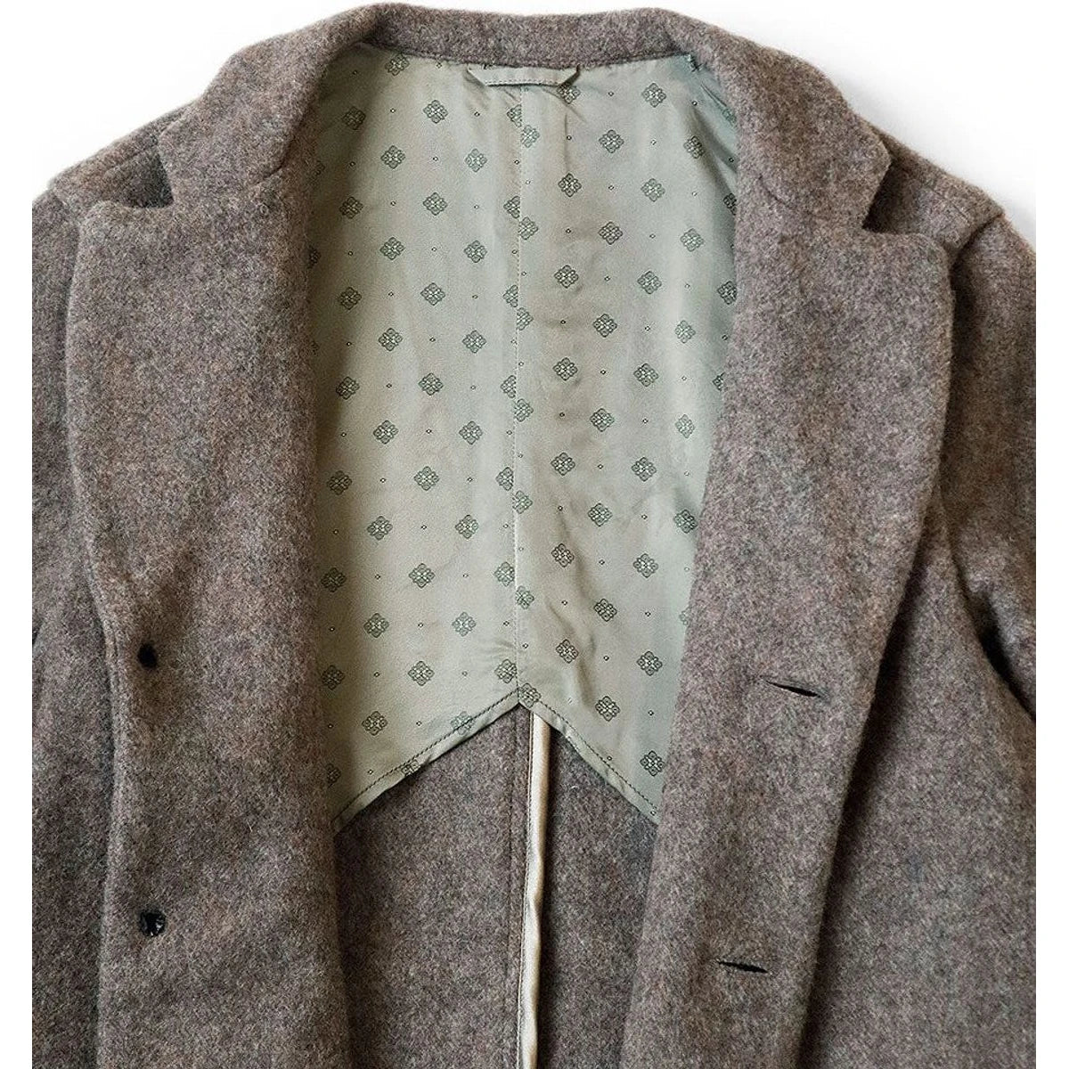 Kapital Shrunken Herringbone Wool Hospital Jacket