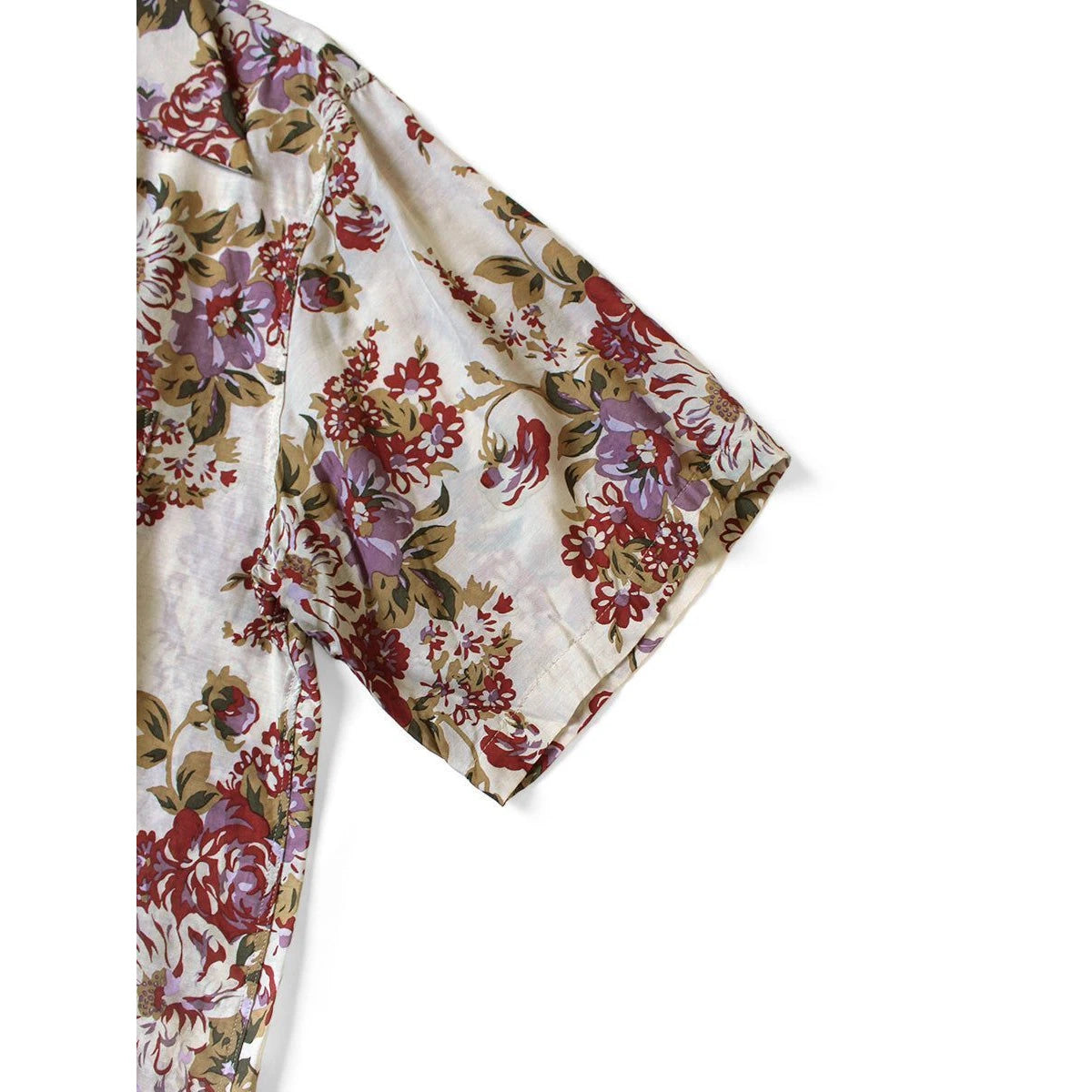 Kapital Silk Rayon Champetre Amaterasu Pattern Wrangle Collar Aloha Shirt