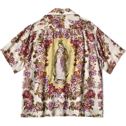Kapital Silk Rayon Champetre Peckish Maria Button Shirt