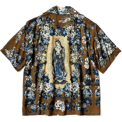 Kapital Silk Rayon Champetre Peckish Maria Button Shirt