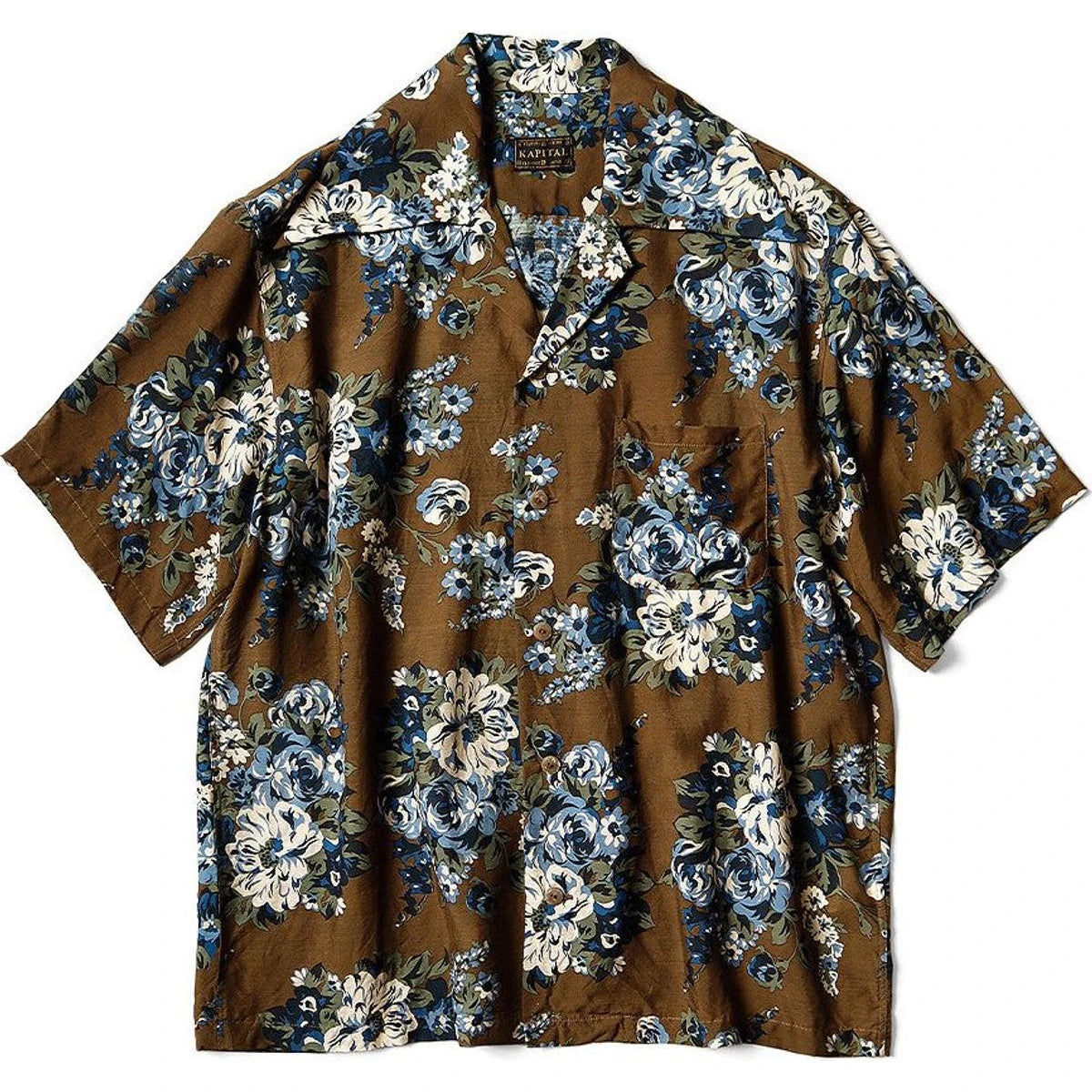 Kapital Silk Rayon Champetre Peckish Maria Button Shirt