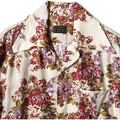 Kapital Silk Rayon Champetre Peckish Maria Button Shirt
