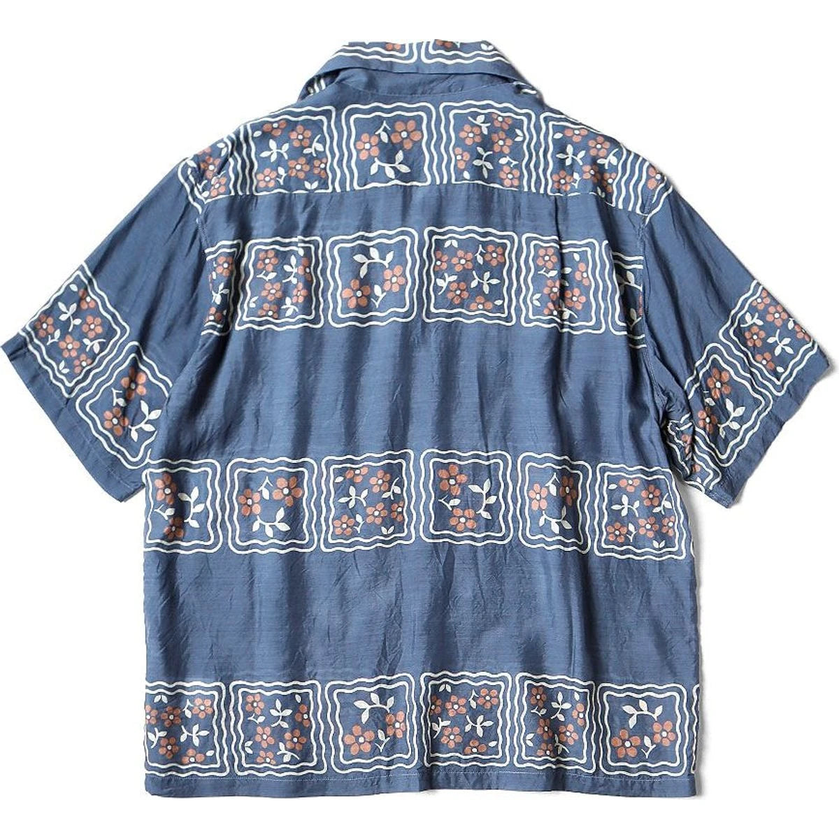 Kapital Silk Rayon Cookie Pattern Rangle Collar Aloha Shirt
