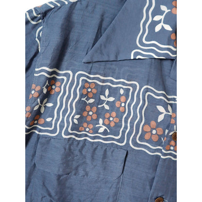 Kapital Silk Rayon Cookie Pattern Rangle Collar Aloha Shirt