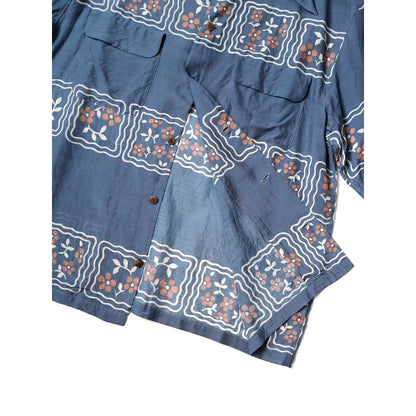 Kapital Silk Rayon Cookie Pattern Rangle Collar Aloha Shirt