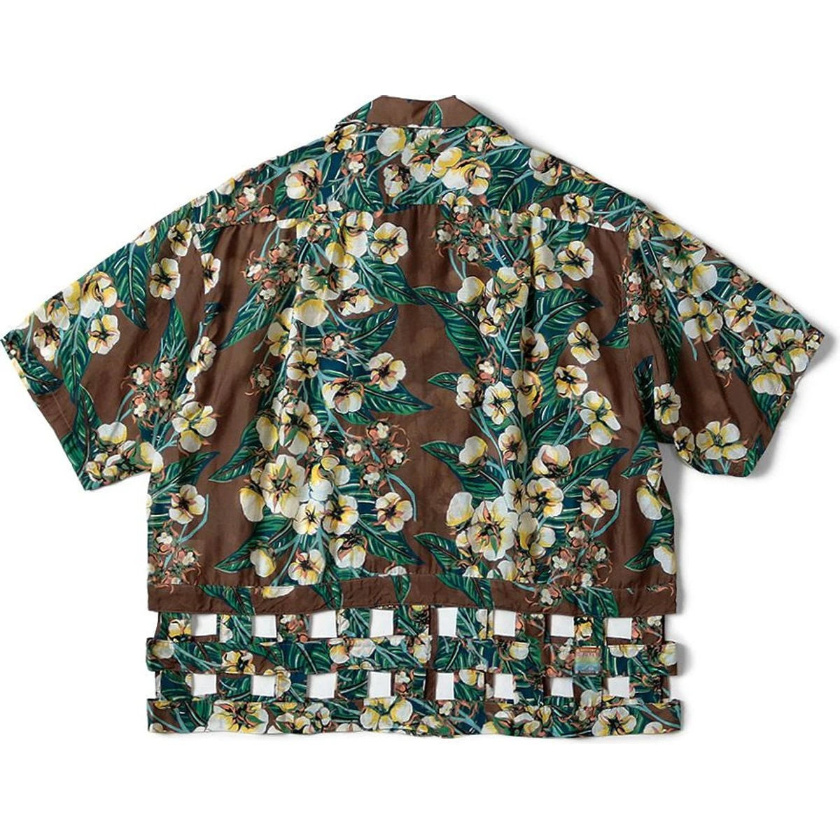 Kapital Silk Rayon Cotton Floral Pattern Wind Pen Aloha Shirt