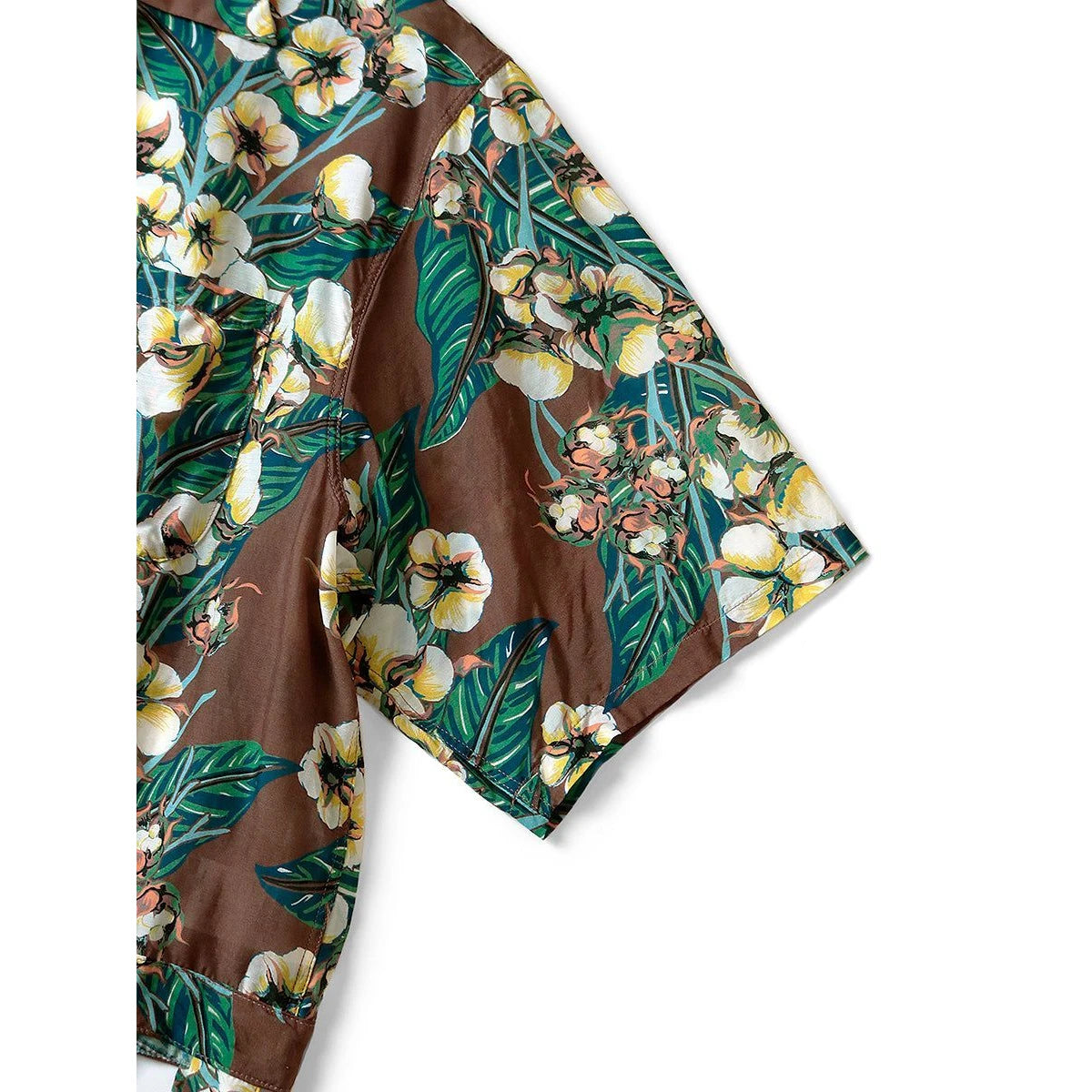 Kapital Silk Rayon Cotton Floral Pattern Wind Pen Aloha Shirt