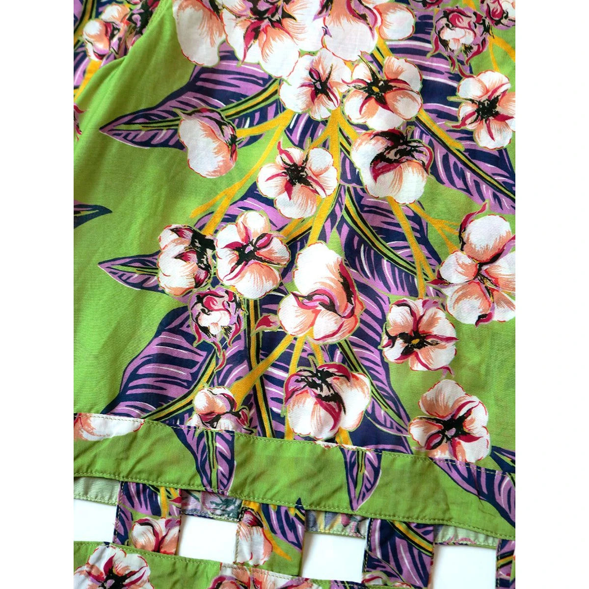 Kapital Silk Rayon Cotton Floral Pattern Wind Pen Aloha Shirt