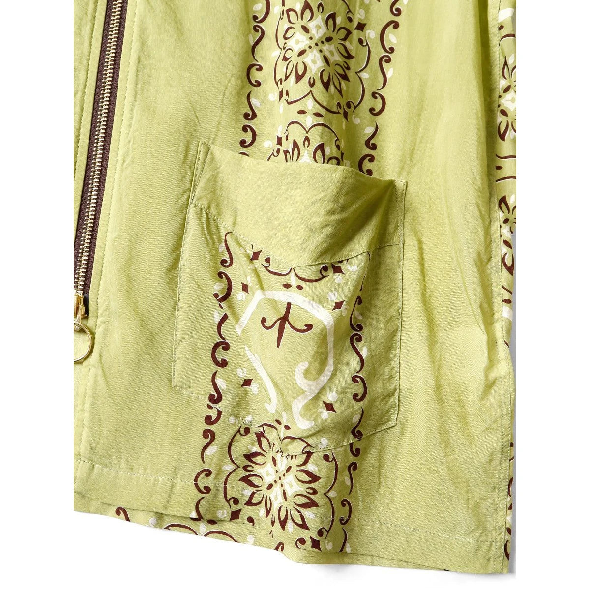Kapital Silk Rayon Habananaja Pattern Drizzle Cuba Shirt