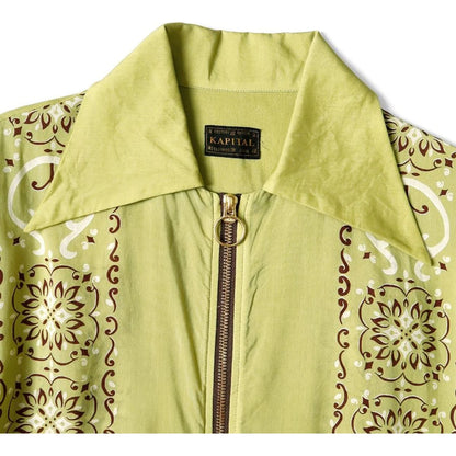 Kapital Silk Rayon Habananaja Pattern Drizzle Cuba Shirt