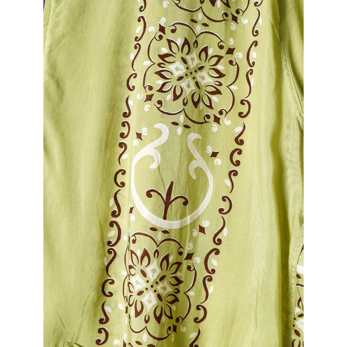 Kapital Silk Rayon Habananaja Pattern Drizzle Cuba Shirt