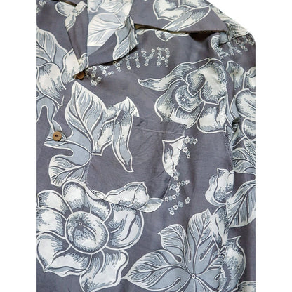 Kapital Silk Rayon Kochi Zephyr Anemone Pt Rangle Collar Open Collar Shirt