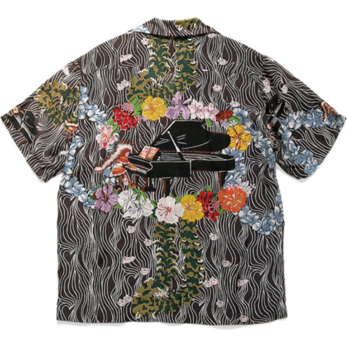 Kapital Silk Rayon Piano pt Aloha Shirt