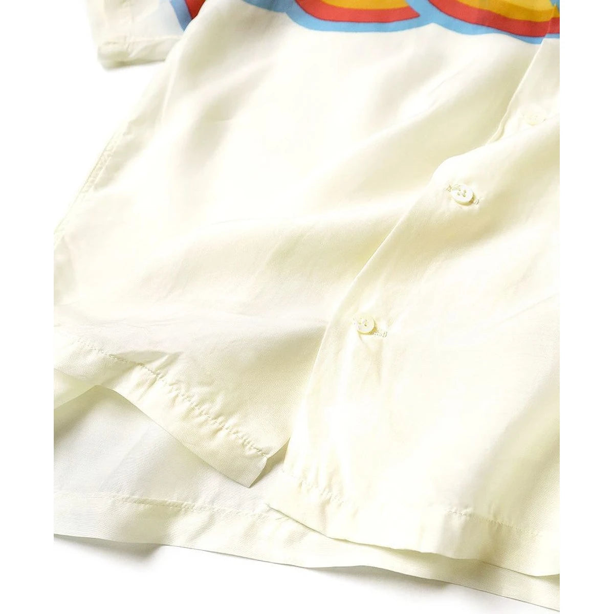 Kapital Silk Rayon Rainbow Pt Rangle Collar Aloha Shirt