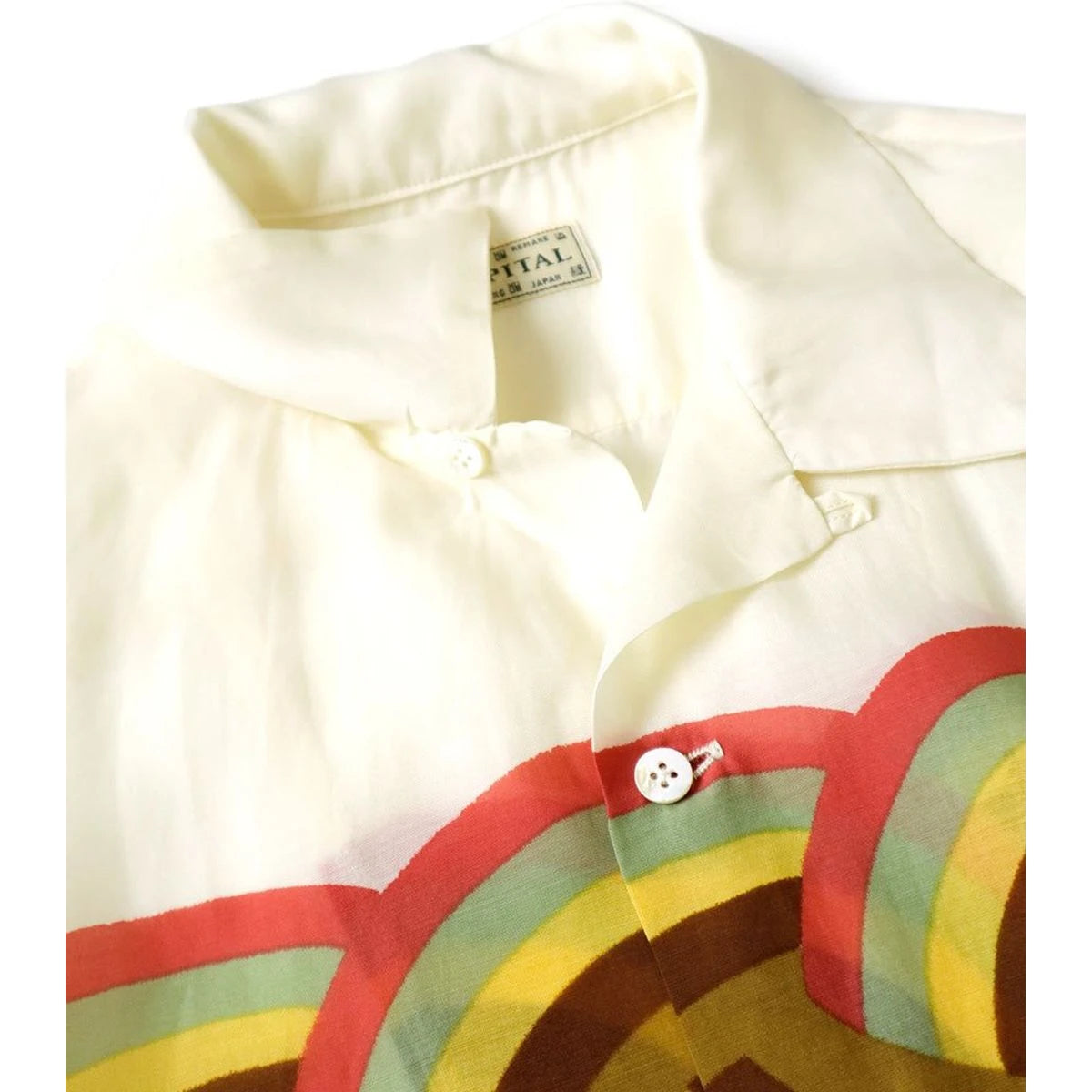 Kapital Silk Rayon Rainbow Pt Wind Pen Aloha Shirt