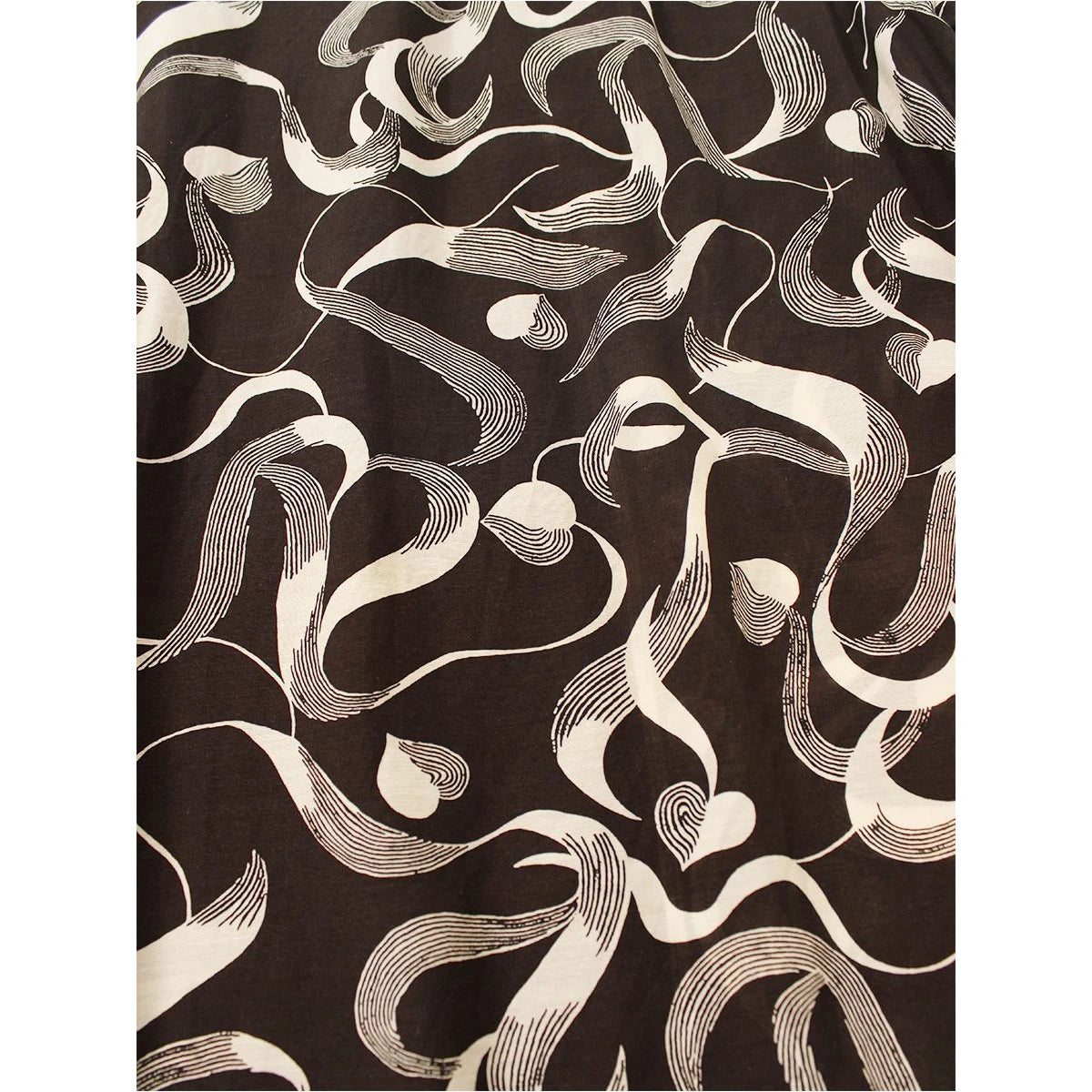 Kapital Silk Rayon Okura Pattern Short Sleeve Open Necked Shirt