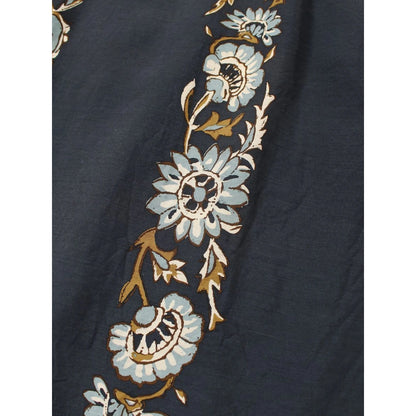 Kapital Silk Rayon Toggle Short Sleeve Open Collar Shirt (Maile Print) Ladies