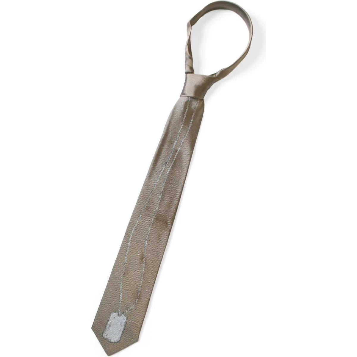 Kapital Silk Twill Dog-Tag Neck Tie