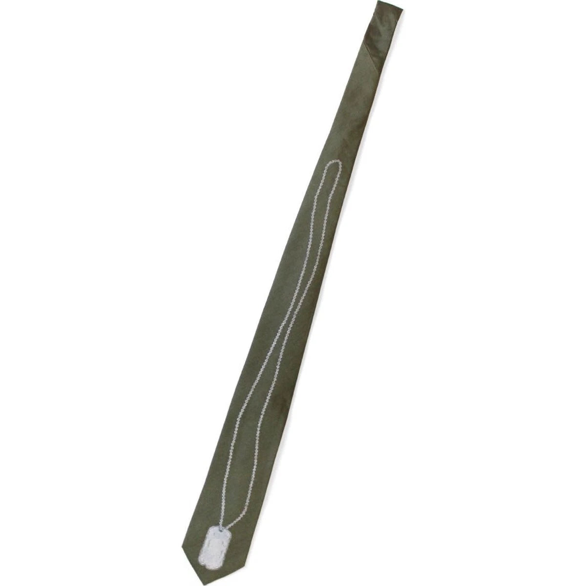 Kapital Silk Twill Dog-Tag Neck Tie