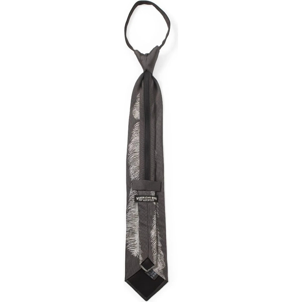 Kapital Silk Twill Feather Zip Tie