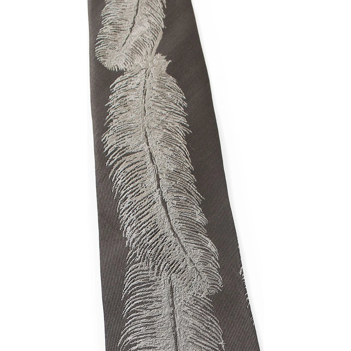Kapital Silk Twill Feather Zip Tie
