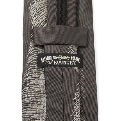 Kapital Silk Twill Feather Zip Tie