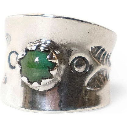 Kapital Silver Tipped Turquoise Pueblo Ear Cuff