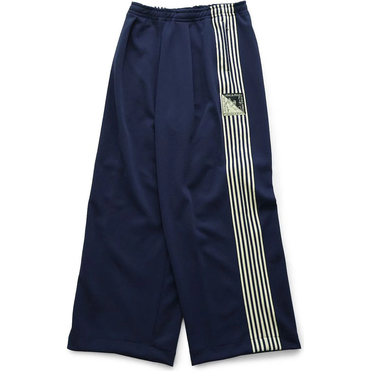 Kapital Smooth Jersey Baggy Track Pants (Banner Stripe)