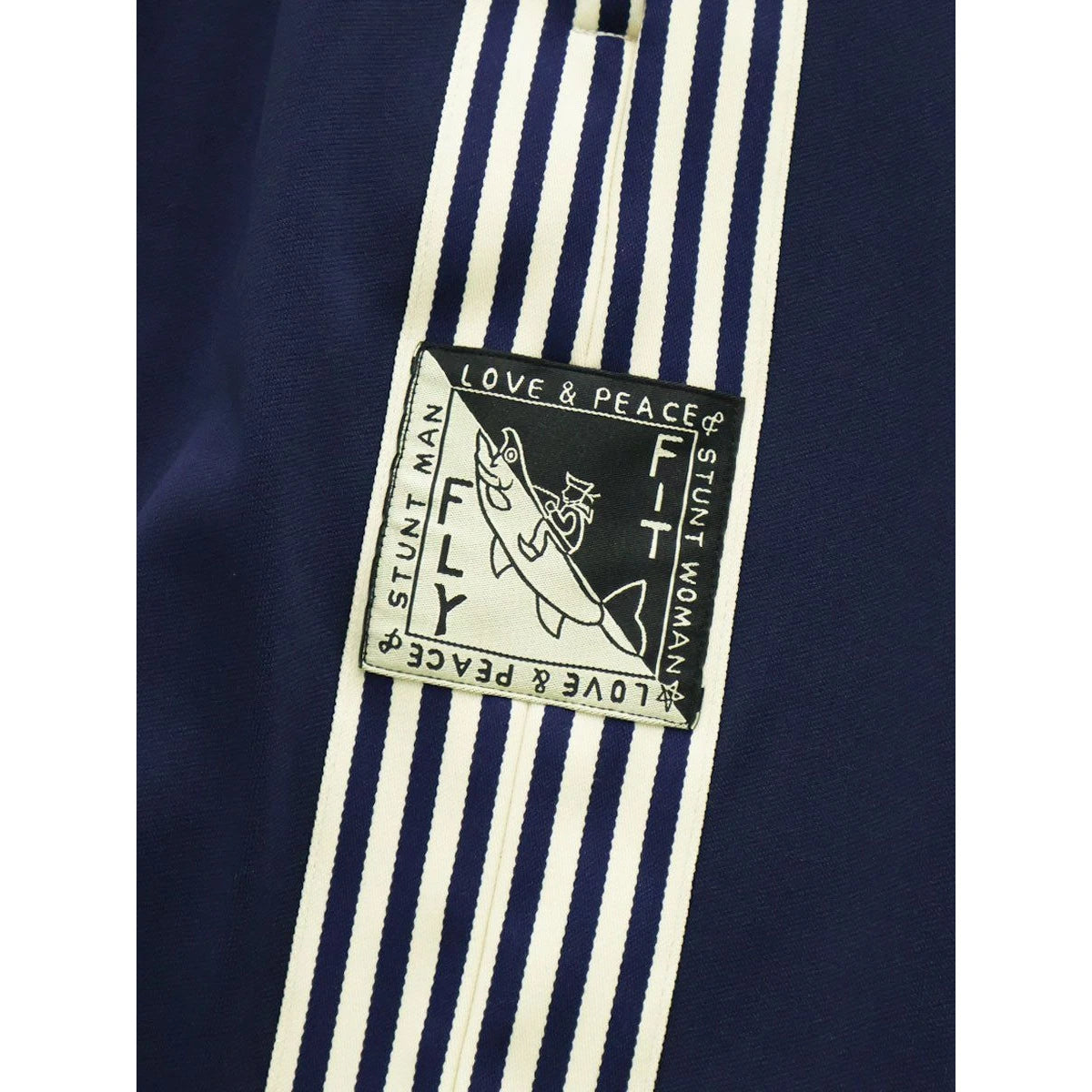 Kapital Smooth Jersey Baggy Track Pants (Banner Stripe)
