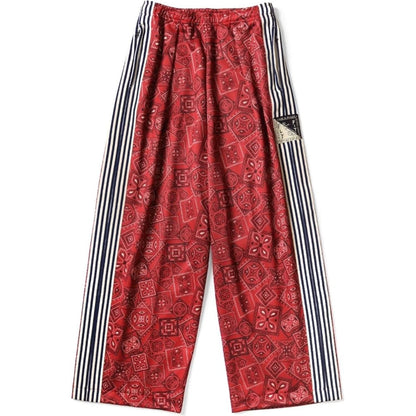 Kapital Smooth Jersey Baggy Track Pants Cookie Bandana Print