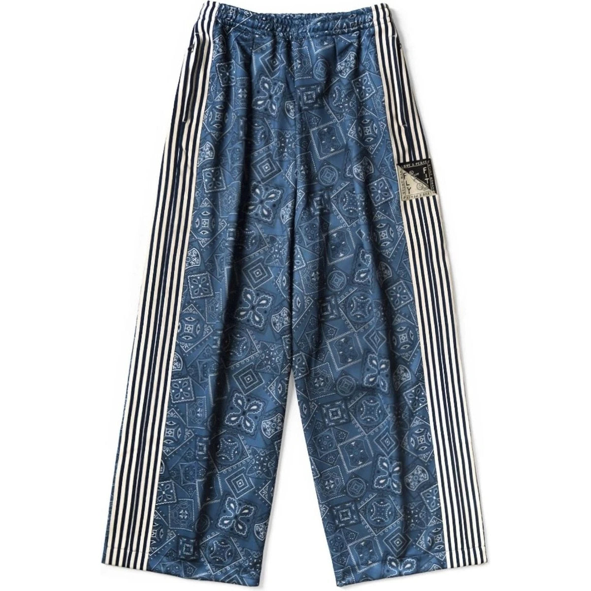 Kapital Smooth Jersey Baggy Track Pants Cookie Bandana Print