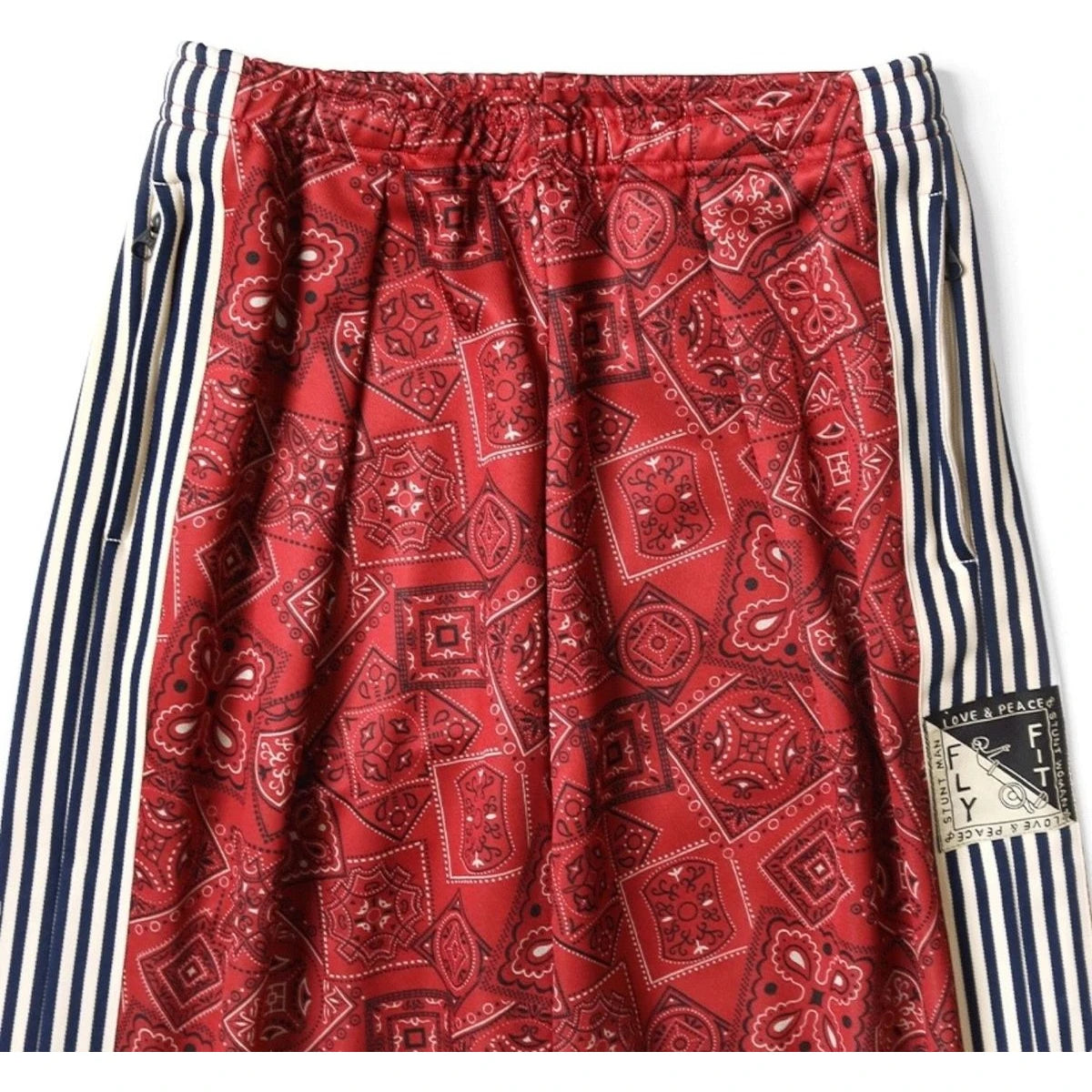 Kapital Smooth Jersey Baggy Track Pants Cookie Bandana Print