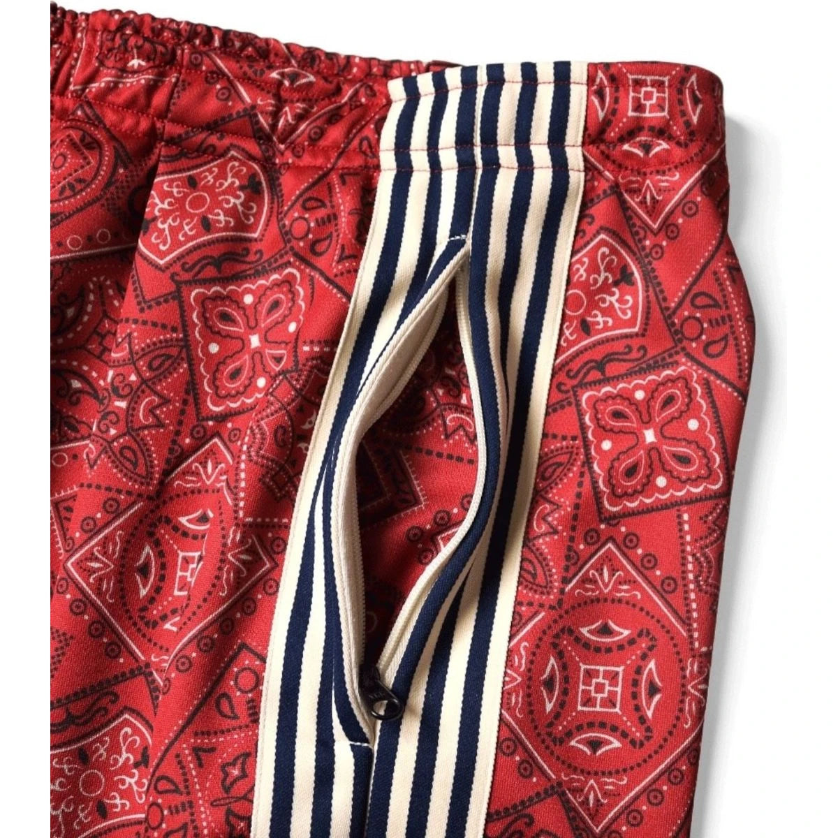 Kapital Smooth Jersey Baggy Track Pants Cookie Bandana Print