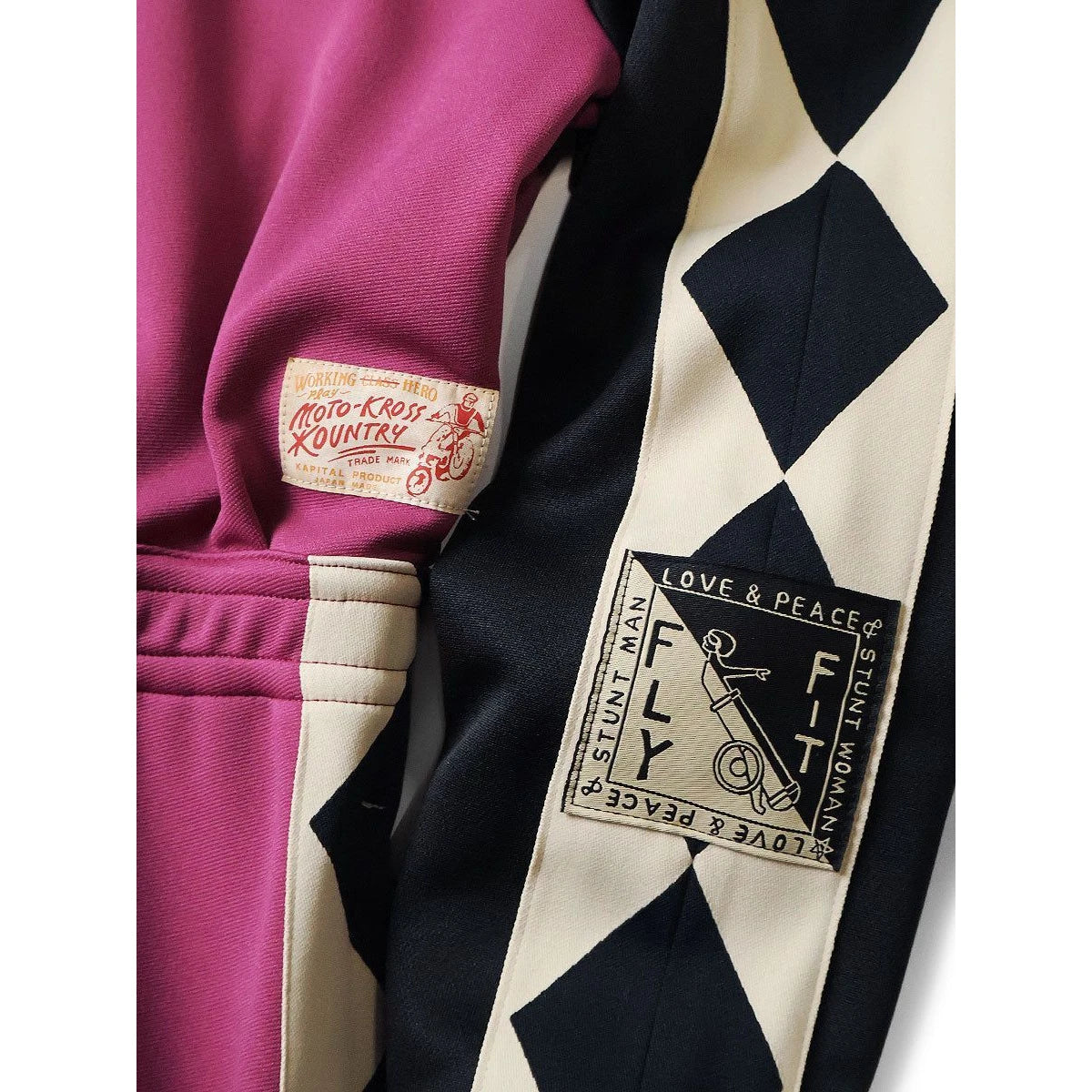 Kapital Smooth Jersey Cafe Racer Track Jumpsuit