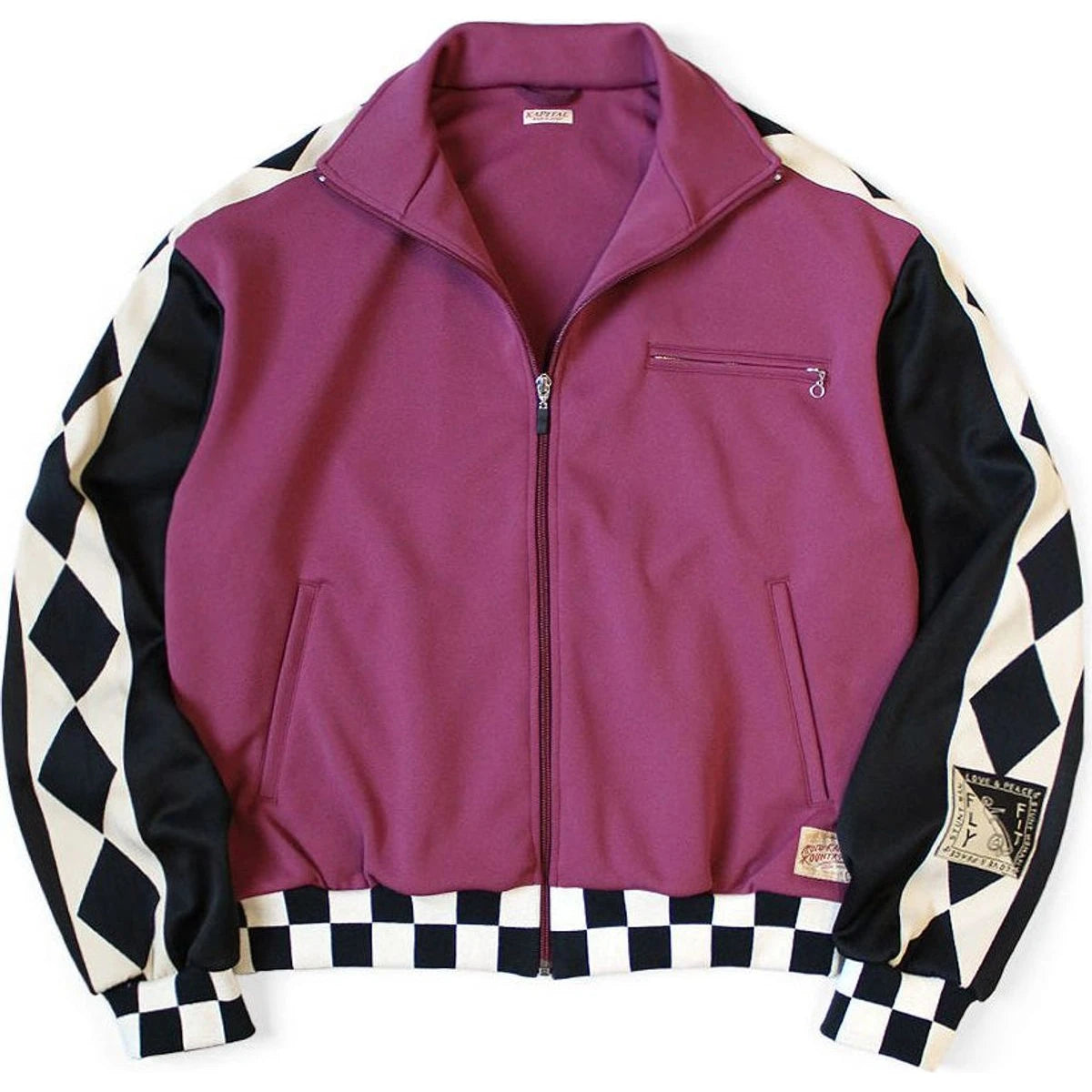 Kapital Smooth Jersey Cafe Racer Truck Track Jacket