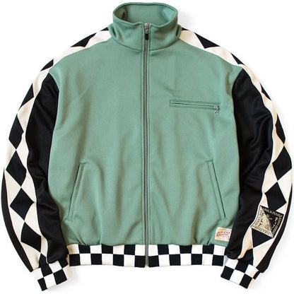 Kapital Smooth Jersey Cafe Racer Truck Track Jacket (Motocross Photo Print)