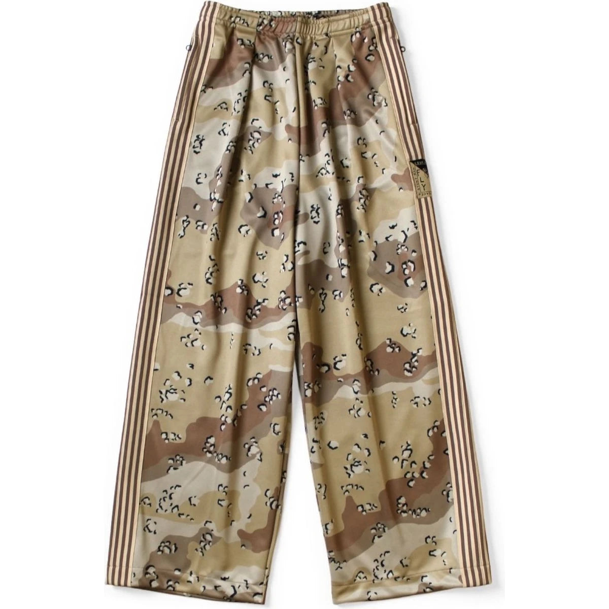 Kapital Smooth Jersey Chocolate Chip Camo Baggy Track Pants