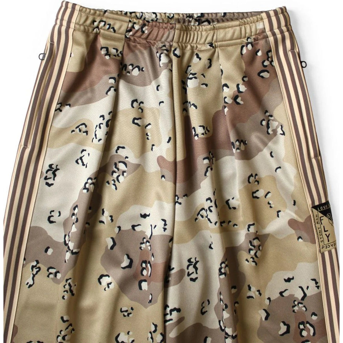 Kapital Smooth Jersey Chocolate Chip Camo Baggy Track Pants