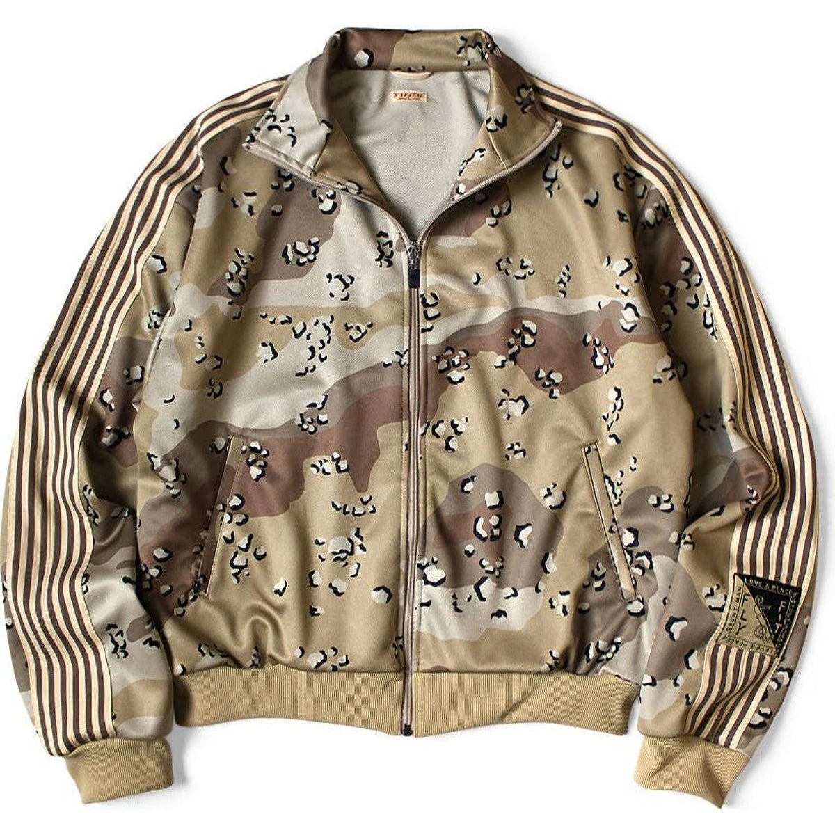 Kapital Smooth Jersey Chocolate Chip Camouflage Track Jacket