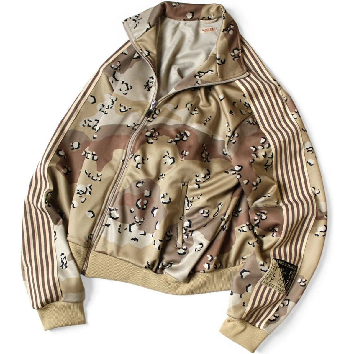 Kapital Smooth Jersey Chocolate Chip Camouflage Track Jacket