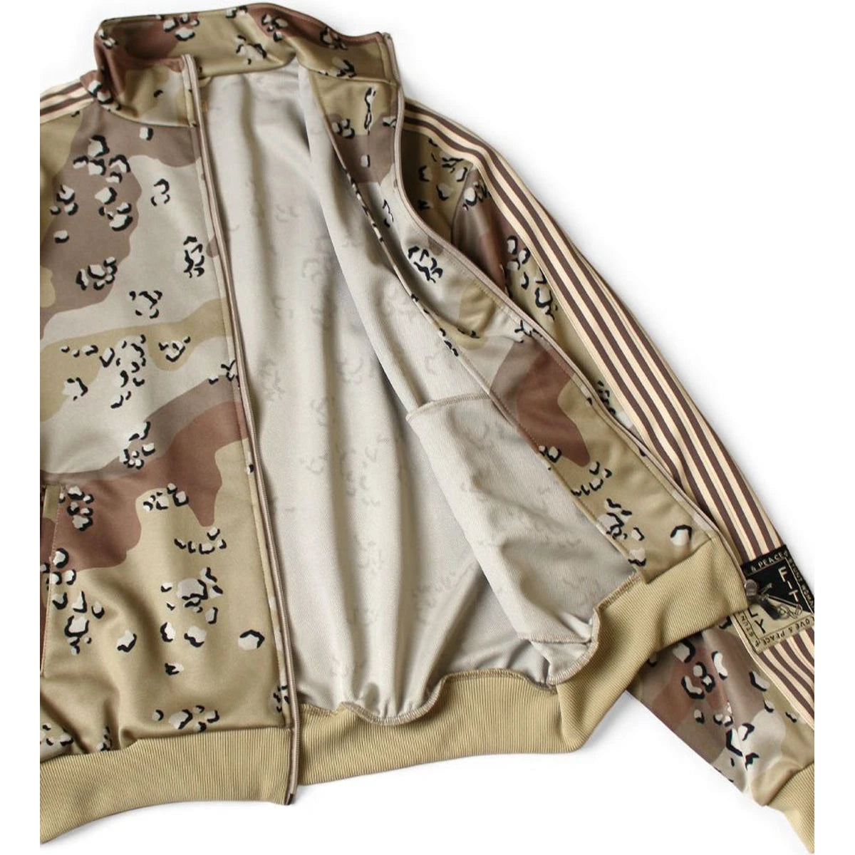 Kapital Smooth Jersey Chocolate Chip Camouflage Track Jacket