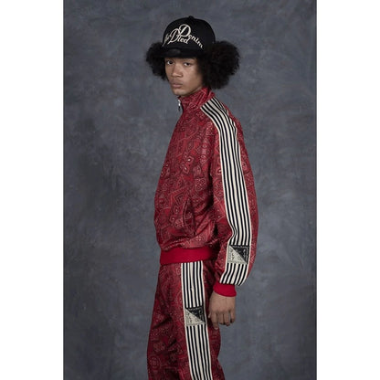 Kapital Smooth Jersey Cookie Bandana Print Track Jacket