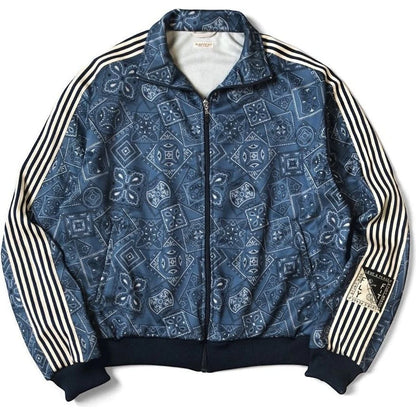 Kapital Smooth Jersey Cookie Bandana Print Track Jacket