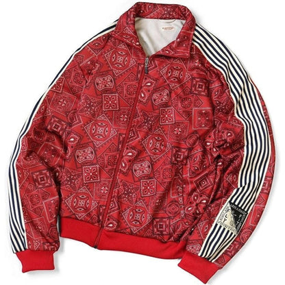 Kapital Smooth Jersey Cookie Bandana Print Track Jacket