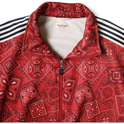 Kapital Smooth Jersey Cookie Bandana Print Track Jacket