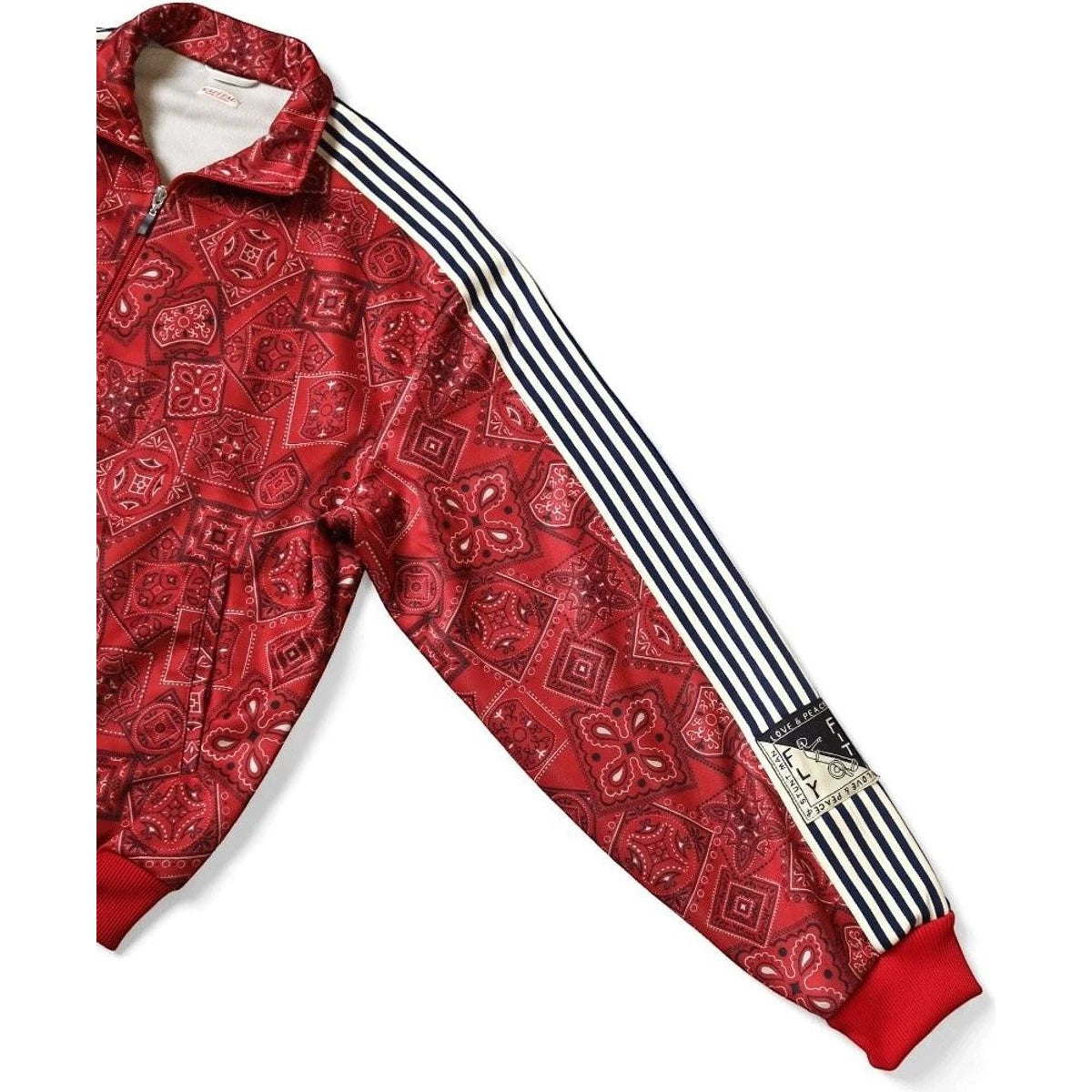 Kapital Smooth Jersey Cookie Bandana Print Track Jacket