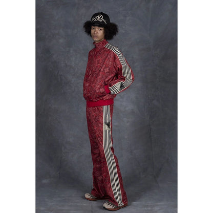 Kapital Smooth Jersey Cookie Bandana Print Track Pants