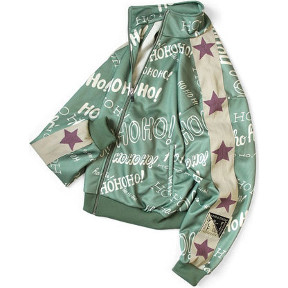 Kapital Smooth Jersey HOHOHO Pattern Tracksuit Jacket