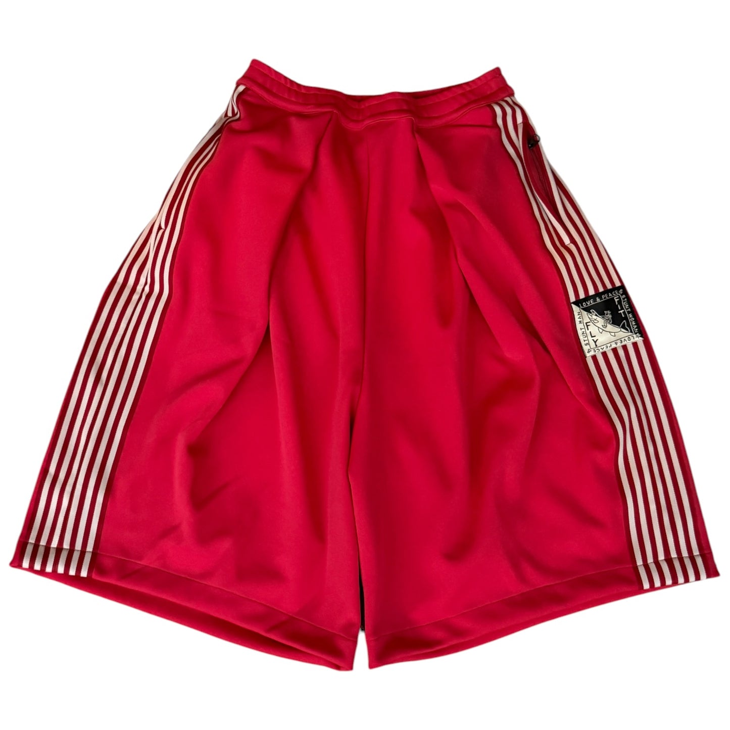 Kapital Smooth Jersey Kome Kome Track Shorts (Banner Stripe)