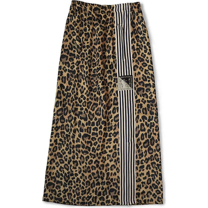 Kapital Smooth Jersey Leopard Pattern Stuntmanwoman Skirt